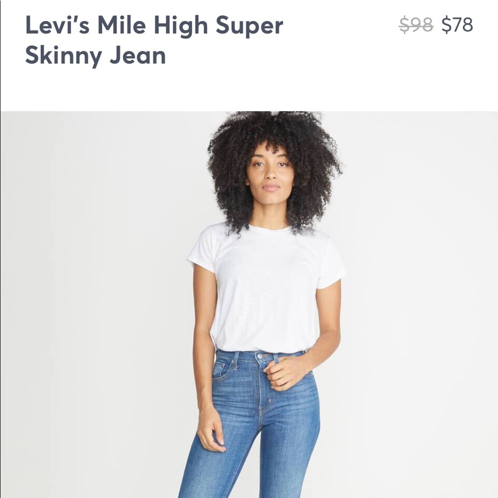 👖Levi’s Mile High Skinny 👖